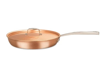Signature Range 28cm Copper Frying Pan with Stainless Steel Handle — 3