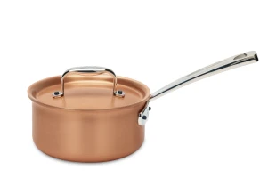 Signature Range 14cm Copper Saucepan with Stainless Steel Handle — 3
