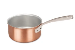 Signature Range 18cm Copper Saucepan with Stainless Steel Handle — 1