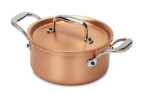 Signature Range 14cm Copper Casserole with Stainless Steel Handles — 2