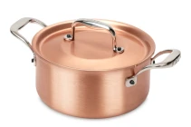 Signature Range 16cm Copper Casserole with Stainless Steel Handles — 2