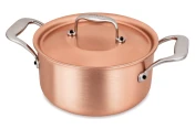 Signature Range 20cm Copper Casserole with Stainless Steel Handles — 2