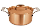 Signature Range 20cm Copper Casserole with Stainless Steel Handles — 3