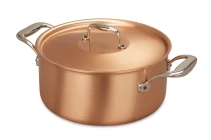 Signature Range 24cm Copper Casserole with Stainless Steel Handles — 2