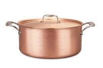 Signature Range 28cm Copper Casserole with Stainless Steel Handles — 3