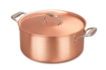 Signature Range 28cm Copper Casserole with Stainless Steel Handles — 2