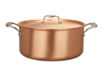 Signature Range 28cm Copper Casserole with Stainless Steel Handles — 3