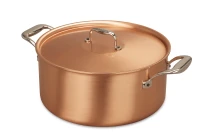 Signature Range 28cm Copper Casserole with Stainless Steel Handles — 2