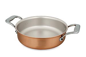 Signature Range 20cm Copper Rondeau with Stainless Steel Handles