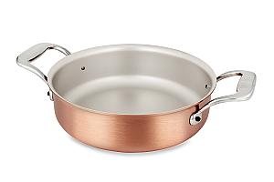 Signature Range 20cm Copper Rondeau with Stainless Steel Handles