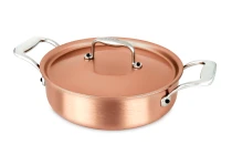 Signature Range 20cm Copper Rondeau with Stainless Steel Handles — 2