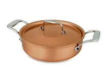 Signature Range 20cm Copper Rondeau with Stainless Steel Handles — 2