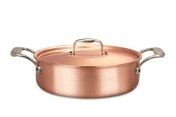 Signature Range 24cm Copper Rondeau with Stainless Steel Handles — 3
