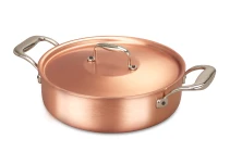 Signature Range 24cm Copper Rondeau with Stainless Steel Handles — 2