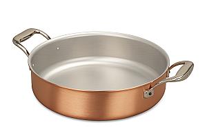 Signature Copper Range 28cm Rondeau with Stainless Steel Handles
