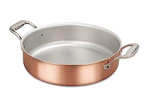 Signature Copper Range 28cm Rondeau with Stainless Steel Handles