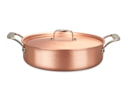 Signature Copper Range 28cm Rondeau with Stainless Steel Handles — 3