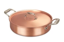 Signature Copper Range 28cm Rondeau with Stainless Steel Handles — 2