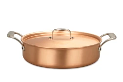 Signature Copper Range 28cm Rondeau with Stainless Steel Handles — 3