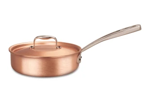 Signature Range 20cm Copper Sauté Pan with Stainless Steel Handle — 3