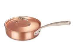 Signature Range 20cm Copper Sauté Pan with Stainless Steel Handle — 2