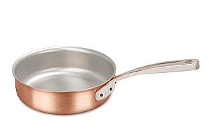 Signature Range 20cm Copper Sauté Pan with Stainless Steel Handle