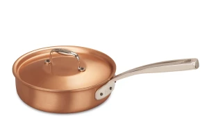 Signature Range 20cm Copper Sauté Pan with Stainless Steel Handle — 2