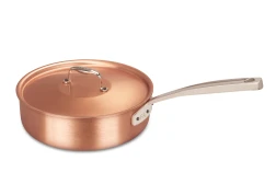 Signature Range 24cm Copper Sauté Pan with Stainless Steel Handle — 2