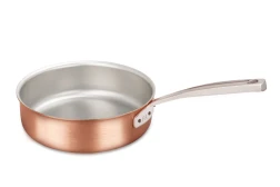 Signature Range 24cm Copper Sauté Pan with Stainless Steel Handle — 1