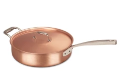 Signature Range 28cm Copper Sauté Pan with Stainless Steel Handle and Helper Handle — 2
