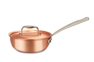 Signature Range 16cm Copper Saucier Pan with Stainless Steel Handle — 3