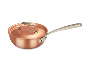 Signature Range 16cm Copper Saucier Pan with Stainless Steel Handle — 2