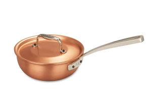 Signature Range 16cm Copper Saucier Pan with Stainless Steel Handle — 2