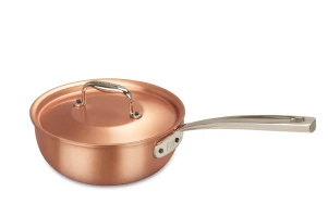 Signature Range 18cm Copper Saucier Pan with Stainless Steel Handle — 2