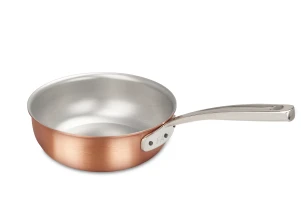 Signature Range 20cm Copper Saucier Pan with Stainless Steel Handle — 1