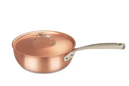 Signature Range 24cm Copper Saucier Pan with Stainless Steel Handle — 2