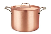 Signature Range 24cm Copper Cauldron with Stainless Steel Handles — 3