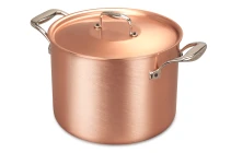 Signature Range 24cm Copper Cauldron with Stainless Steel Handles — 2