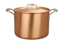 Signature Range 24cm Copper Cauldron with Stainless Steel Handles — 3