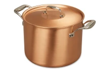 Signature Range 24cm Copper Cauldron with Stainless Steel Handles — 2