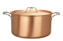 Signature Range 28cm Copper Cauldron with Stainless Steel Handles — 3