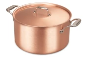 Signature Range 28cm Copper Cauldron with Stainless Steel Handles — 2
