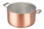 Signature Range 28cm Copper Cauldron with Stainless Steel Handles — 1