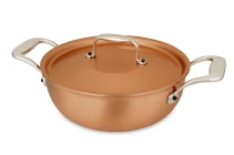Signature Range 20cm Copper Stew Pan with Stainless Steel Handles — 2