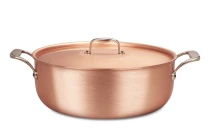 Signature Range 32cm Copper Stew Pan with Stainless Steel Handles — 3