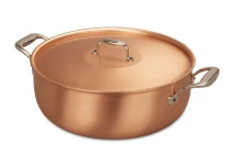 Signature Range 32cm Copper Stew Pan with Stainless Steel Handles — 2