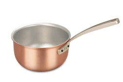 Signature Range Copper 16cm Mousseline Pan with Stainless Steel Handle — 1