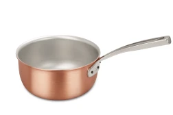 Signature Range 20cm Copper Mousseline Pan with Stainless Steel Handle — 1