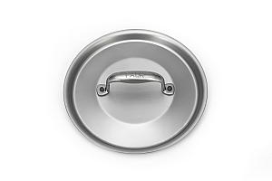 Coperchio in acciaio inossidabile da 16 cm della linea Flandria con manico in acciaio inossidabile