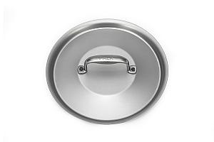 Coperchio in acciaio inossidabile da 18 cm della gamma Flandria con manico in acciaio inossidabile